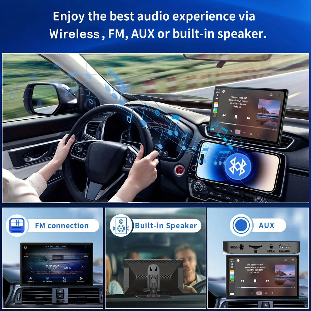 Pantalla Inteligente CarPlay y Android Auto de 10" (Universal)